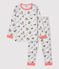 Boys' Paris Print Organic Cotton Pyjamas BELUGA grey/MULTICO white