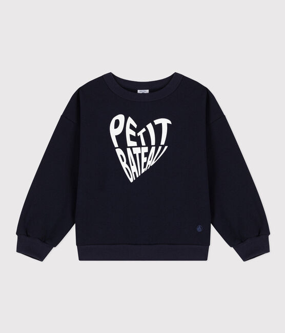  Girls' Fleece Sweatshirt SMOKING blue