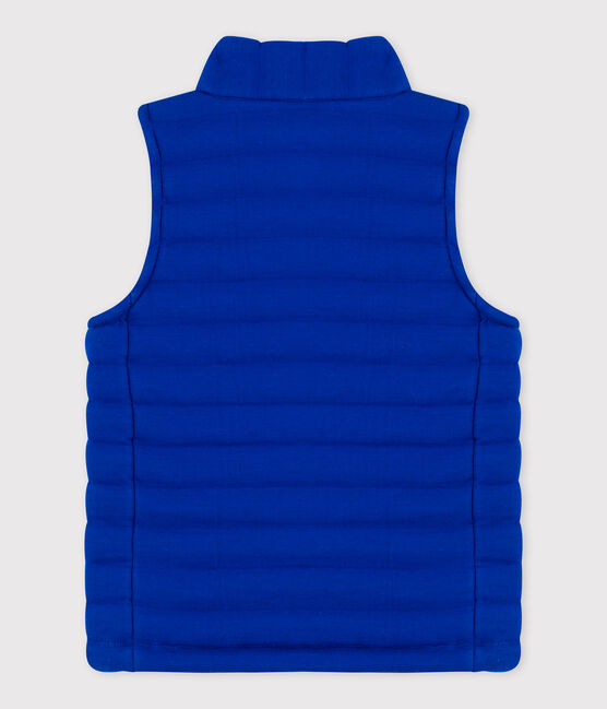 Children's Unisex Quilted Tube Knit Jacket SURF blue