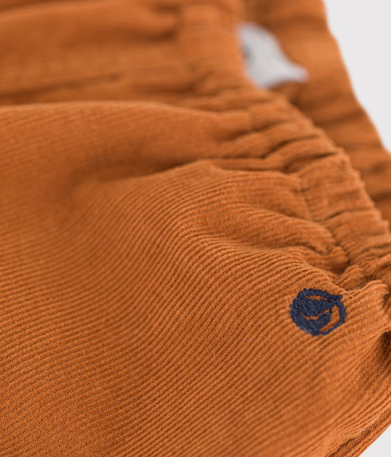 Babies' Fine Velour Trousers brown