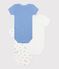 Babies' short-sleeved printed cotton bodies - 3-Pack variante 1
