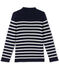 Boy's breton jumper SMOKING blue/LAIT white