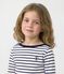 Children's iconic stripy cotton Breton top white/blue