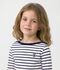Children's iconic stripy cotton Breton top white/blue
