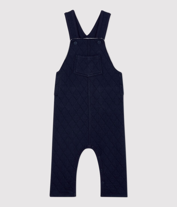 Babies' Quilted Dungarees blue