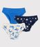 Boys' Organic Cotton Animal Pattern Briefs - 3-Pack variante 1