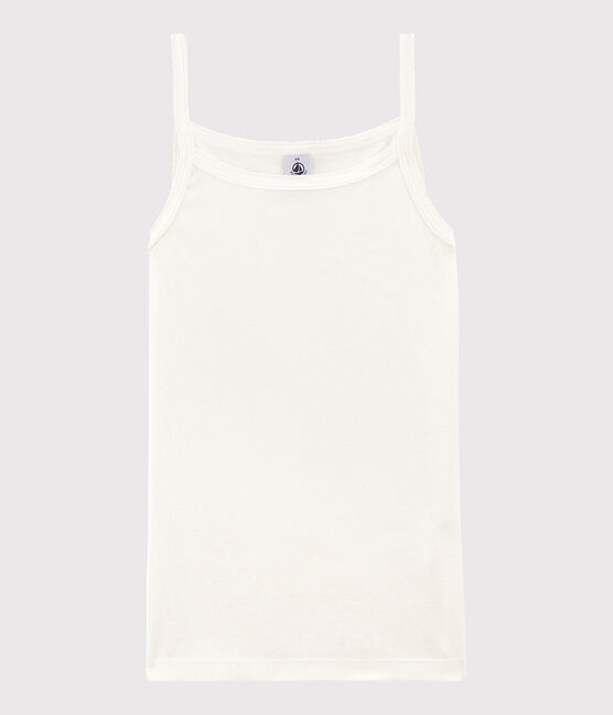 Women's Iconic Strappy Cotton Shirt MARSHMALLOW white