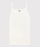 Women's Iconic Strappy Cotton Shirt MARSHMALLOW white