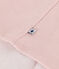Women's long-sleeved wool and cotton T-shirt SALINE pink