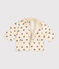 Babies' Patterned Puffer Jacket with Retractable Hood AVALANCHE white/MULTICO