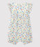 Babies' Poplin Floral Print Short Playsuit MARSHMALLOW white/MULTICO white