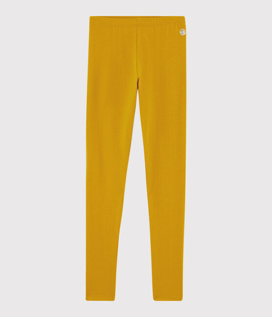 Girls' Jersey Leggings BOUDOR yellow
