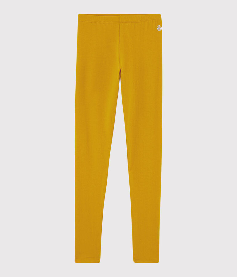 Girls' Jersey Leggings yellow