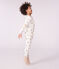 Children's breakfast-print tube knit pyjamas MARSHMALLOW white/MULTICO white
