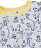 Boys' Ribbed Pyjamas BELUGA grey/MULTICO white