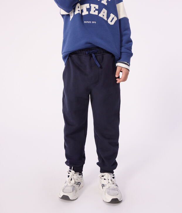 Children's plain cotton jogging bottoms SMOKING