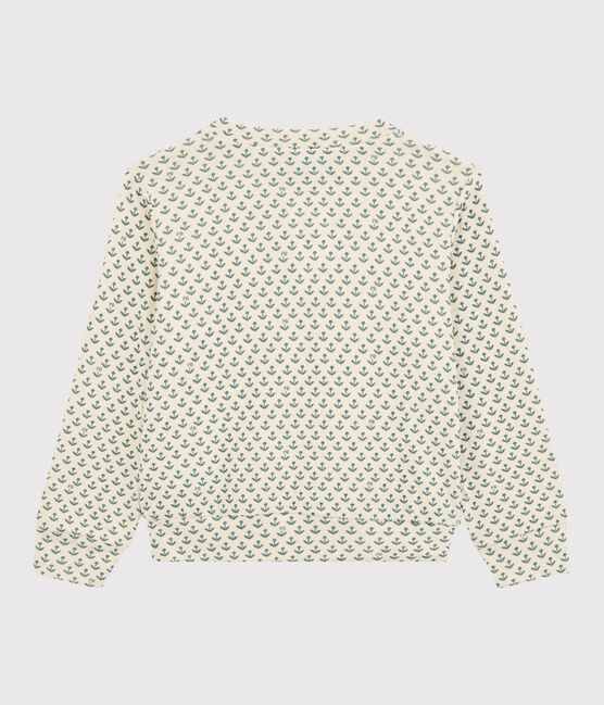 Girls' Tube Knit Sweatshirt AVALANCHE white/BRUT