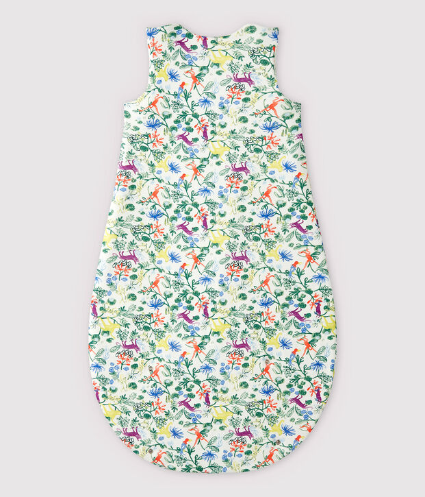 Babies' Jungle Pattern Cotton Sleeping Bag white/multicolor
