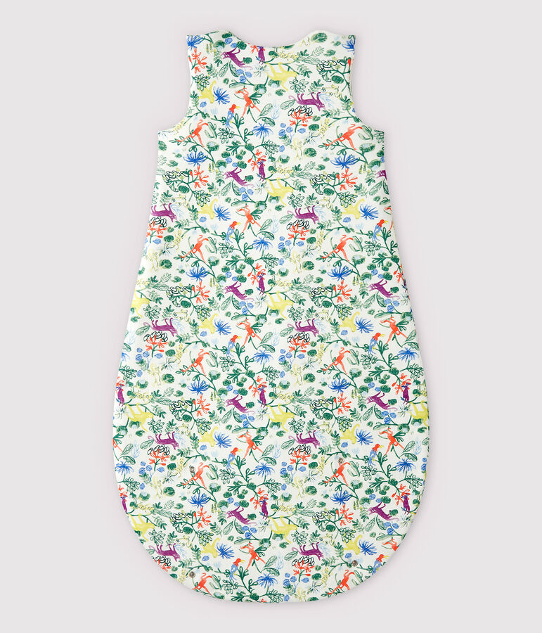 Babies' Jungle Pattern Cotton Sleeping Bag white/multicolor