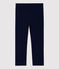 Girls' Comfy Cotton Trousers SMOKING blue