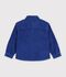 Children's plain corduroy shirt blue