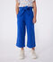 Children's cotton and Lyocell blend trousers. SURF blue
