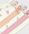 Pack of babies' floral cotton bodies with straps variante 1