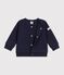 Babies' cardigan in thick cotton with a star motif SOIR
