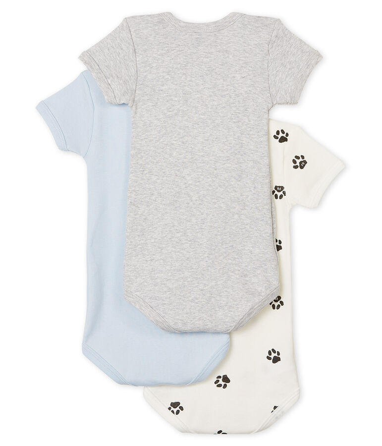 Baby Boys' Short-Sleeved Bodysuit - 3-Piece Set multicolor