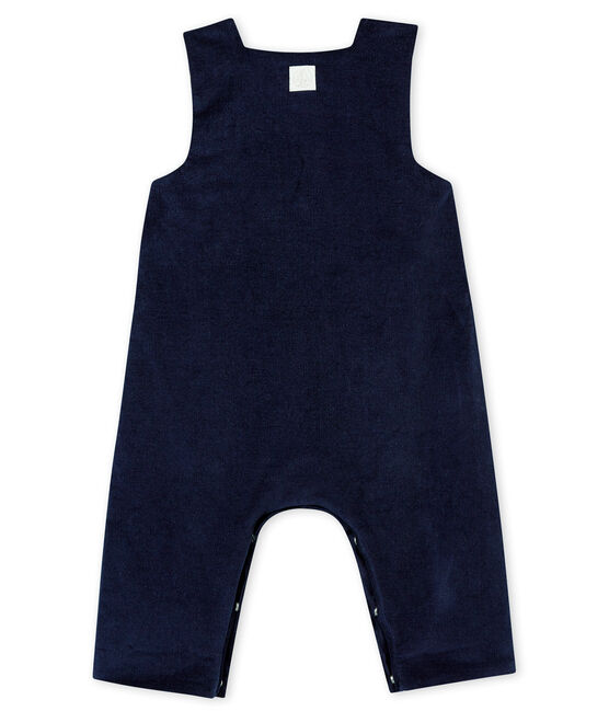 Baby boy's very fine corduroy dungarees SMOKING blue