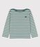Unisex Children's Striped Cotton Top BRUT green/AVALANCHE white
