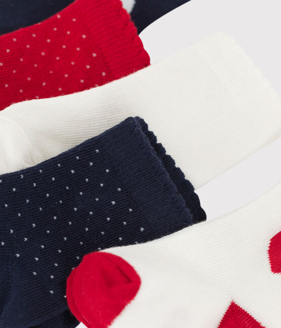 Babies' Heart Patterned Socks - 5-Pack variante 1