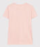 Women's Straight Round-Neck Cotton T-Shirt SALINE pink