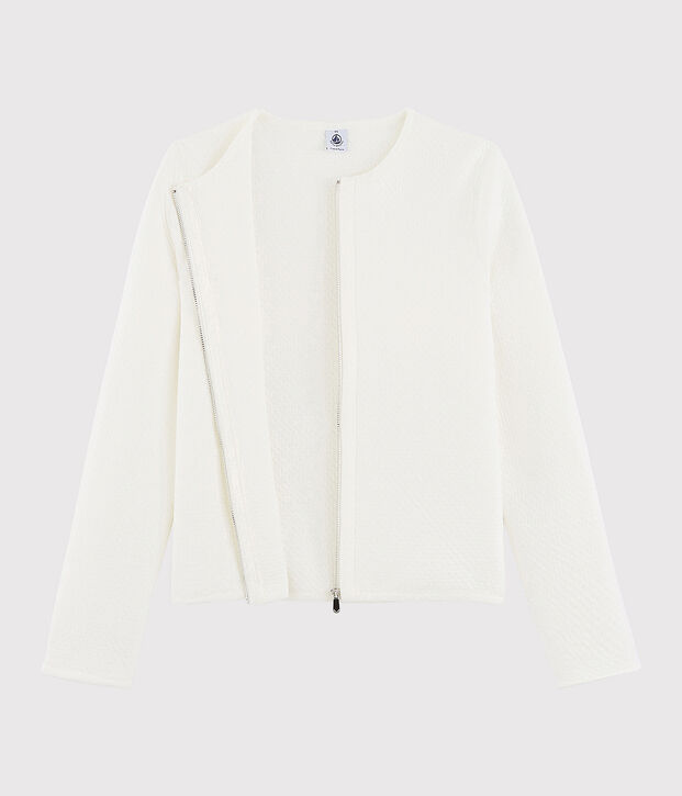 Women's cardigan jacket white