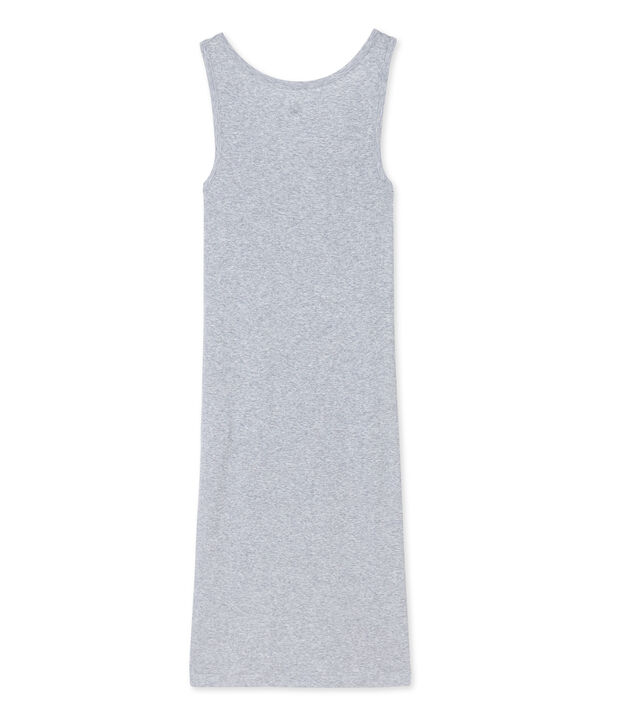 Women's nightie in ultra light cotton - grey
