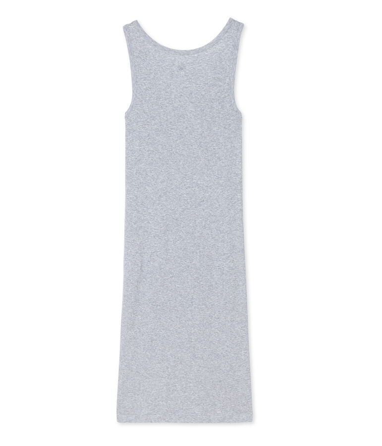 Women's nightie in ultra light cotton - grey