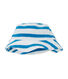 Baby boys' bucket hat in striped terry cloth bouclette