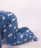 Babies' heart-print fleece pyjamas blue/white