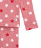 Little girl's fitted pyjamas. CHEEK pink/MULTICO white