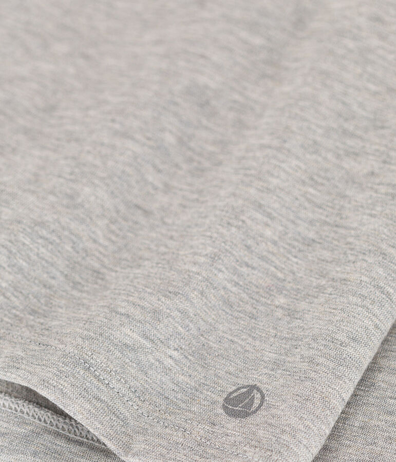 Girls' cotton blouse CHATON CHINE grey