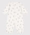 Cotton Jumpsuit/Sleeping Bag MARSHMALLOW white/GRIS grey