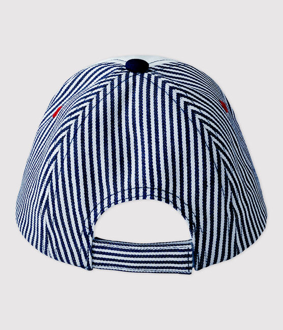 Tricoloured Baby Cap MARSHMALLOW white/MULTICO white