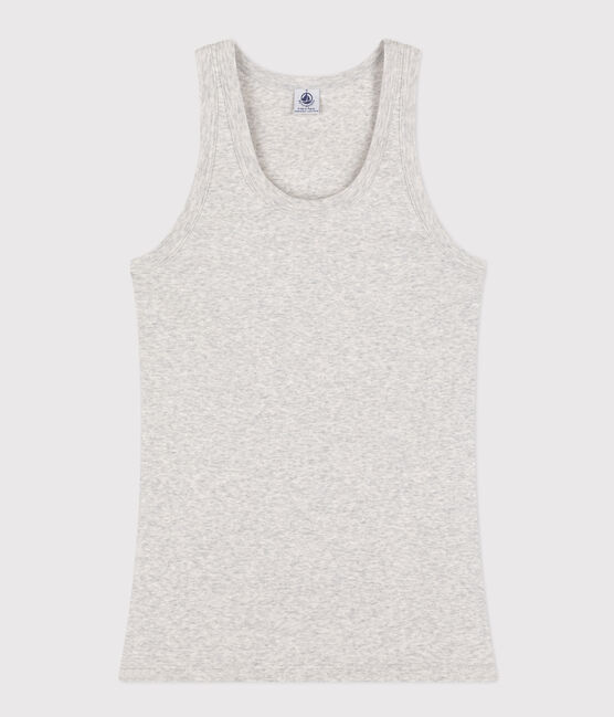 Women's Iconic Organic Cotton Vest Top BELUGA CHINE grey
