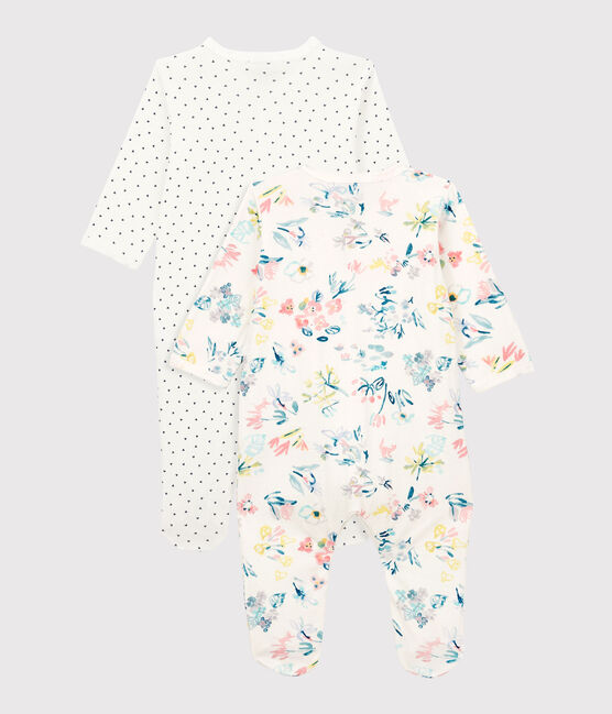 Baby Girls' Cotton Sleepsuits - 2-Pack variante 1