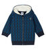 Baby Boys' Printed Fleece Sherpa Lined Hoody