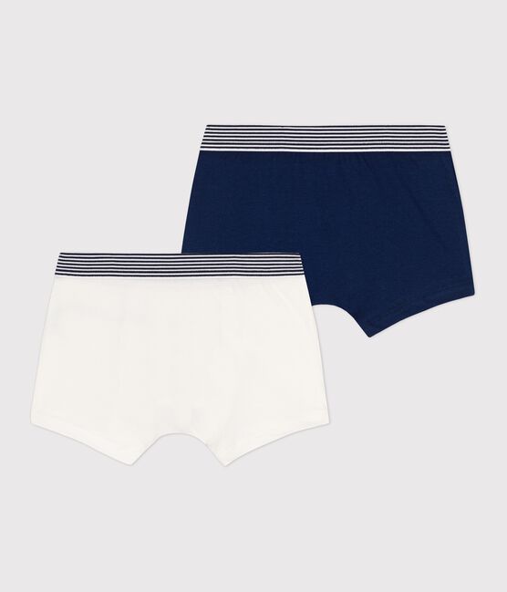 Boys' Organic Cotton and Elastane Boxer Shorts - 2-Pack variante 1