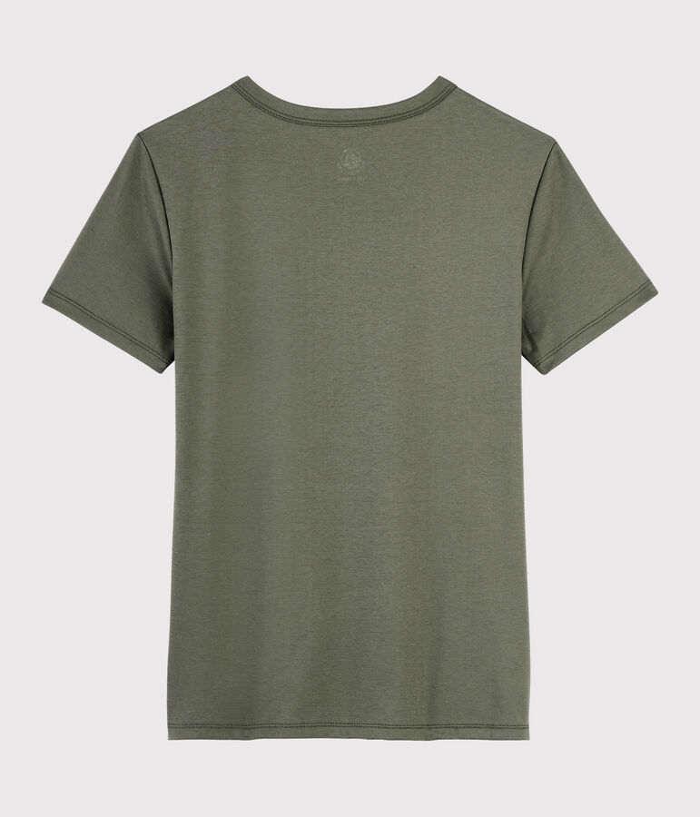 Women's Sea Island cotton T-shirt LITOP brown