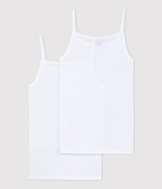 Girls' White Strappy Tops - 2-Pack variante 1