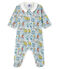 Baby Boys' Cotton Sleepsuit MARSHMALLOW white/MULTICO white
