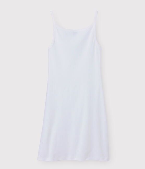 Women's strappy dress ECUME white